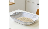 Raised Edges Cat Litter Box Cushion Stitched Seams Soft Litter Liner