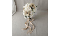 Photo Prop Teardrop Bridal Floral Arrangement Ready to Use Artificial Wedding Floral Arrangement Romantic Design Party Decoration Long-Lasting Beauty for Brides, Ceremony