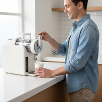 Multi-Function Slush Machine Compact Ice Cream Creator 5 Modes Home Appliance Easy to Use