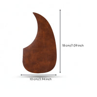 Vintage Acoustic Guitar Pickguard with Adhesive Backing Lightweight Acoustic Guitar Pickguard Aftermarket for Guitarists