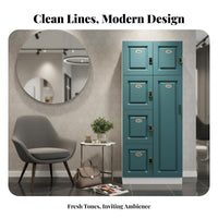Large Capacity Changing Room Cabinet Thickened Material Multi-Door Storage Locker Easy to Clean Employee Storage Cabinet Long-Lasting for Customers, Employees, Students, Gym, Spa, Office, School