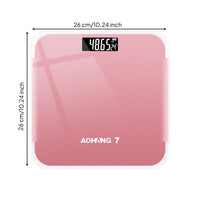 Digital Body Weight Scale Step-on Electronic Body Scale Low Battery for Bedroom