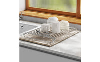 Over-the-Sink Dish Draining Rack Draining Adjustable Drainer for Rv