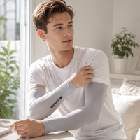 Unisex UV Protection Cooling Arm Sleeves for Outdoor Sports