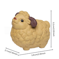 Tea Pet Decorative Sheep Figurine Ceramic Sheep Figurine