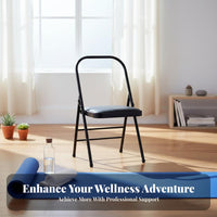 Flexibility Chair Thickened Steel Tube Folding Flexibility Chair Foldable Design Fitness Equipment for Beginners, Seniors