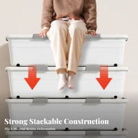 Underbed Wheeled Latch Box adaptable Home Organizer debrisproof for Homeowners