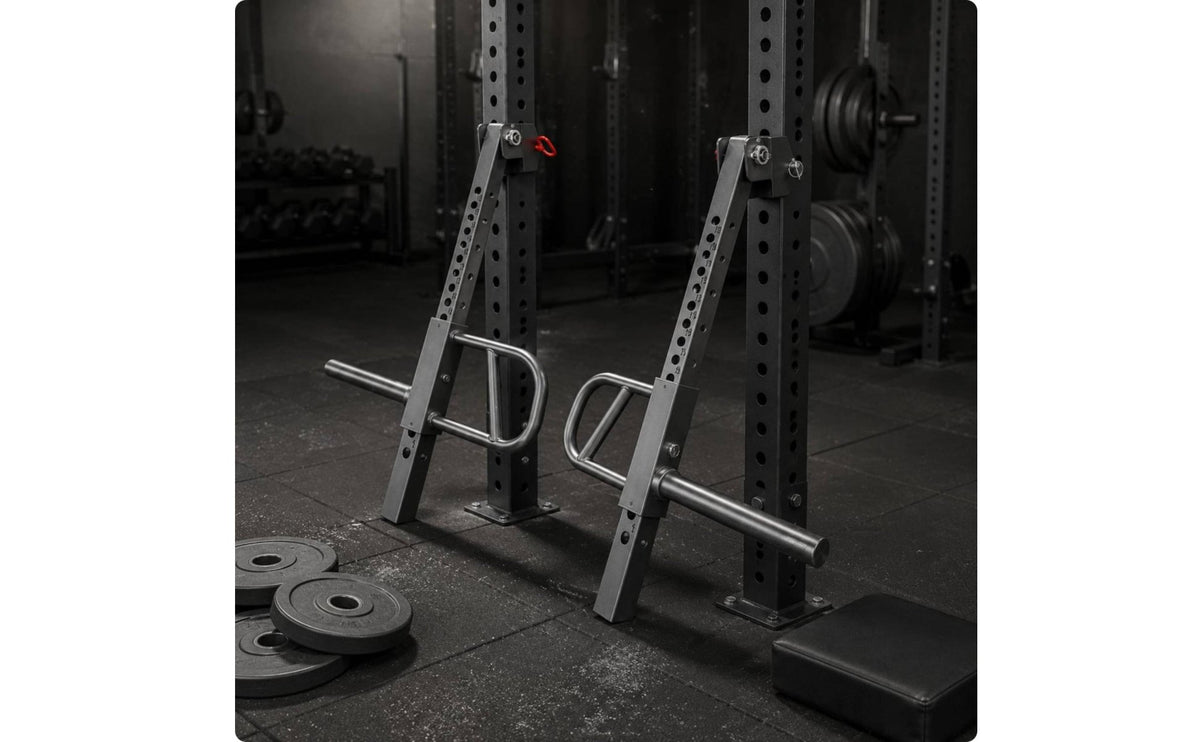 Squat Lever Arm Adjustable Height Multi Use Gym Lever Arm Heavy Duty Fitness Equipment for Weightlifters, Bodybuilders