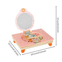 Toy Vanity with Mirror Tabletop Kids Vanity Set Adorable for Bedroom