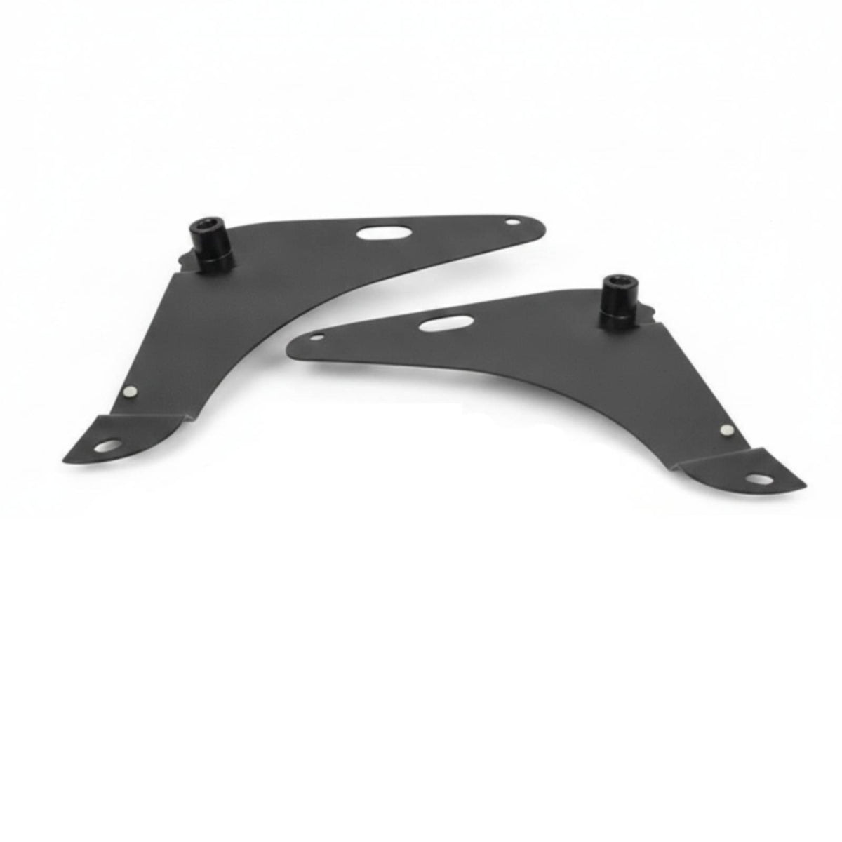 Stainless Steel Hood Pin Bracket Kit Easy to Install Hood Pin Kit with Brackets Slimline Replacement for Car Builders