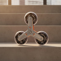 Three-Wheel Caster with PU Wheelsfor Shopping Carts