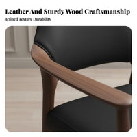 Upholstered Armchair with Backrest Italian Aesthetic Indoor Seating Light Luxury Minimalist Design for Dining Room, Bedroom