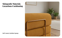 Pull-Extendable Couch Bed Foldable Design Upholstered Pull-Extendable Daybed Retro & Design Sleeper Sofa for Apartment Dwellers, Homeowners