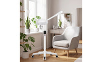 Height-Adjustable Facial Steamer with Stand Rolling Facial Steamer Long-Lasting Portable for Beauticians