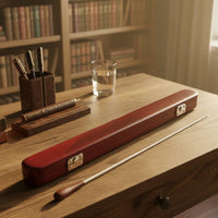 Wooden Baton with Box Smooth Finish Wooden Baton Box Lightweight for Rehearsal