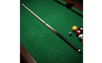 Tapered Two-Piece Billiard Cue Traditional Pool Cue with Screw Joint Sturdy Sporting Goods Portable for Beginners