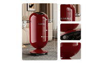 Trash Can with Wheels Indoor Wheeled Trash Can Portable for Kitchen, Office