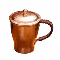 Handmade Copper Tea Cup Handmade Cup Polished Finish Hammered Copper Mug for Gifts
