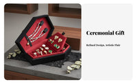 Casket Jewelry Box Unique Gift Casket Band Box Halloween Decor Gothic Jewelry Case for Goth Enthusiasts, Women, Dresser, Bedroom, Travel