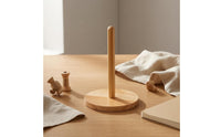 Wooden Spool Holder Unattached Standing Wood Spool Stand Space Saving