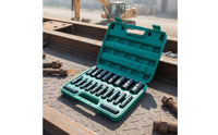 20 Pieces Impact Socket Set Metric Deep Socket Set Tool for Garage, Home Workshop