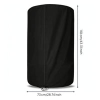 Tire Cover with Zipper Outdoor Tire Cover with Drawstring All Season for Vehicle Owners, Trunk