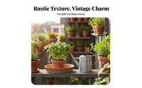 Terracotta Plant Saucer Promotes Drainage Shallow Pottery Plant Base Rustic Simplicity Aesthetic Clay Pot Tray for Indoor Gardeners