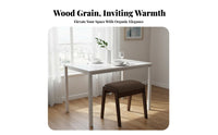 Stackable Design Cushioned Long Stool Modern Minimalist Design Cushioned Dining Bench Comfortable Cushioning Household Furniture High-Elasticity Sponge Cushion for Apartment Dwellers, Homeowners, Families, Study Room, End of Bed, Bedroom, Entryway