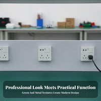 Anti Workbench Heavy-Duty Construction Electronics Repair Stationary Table Frame Assembly Table with Light for Technicians, Factory, Research Facility