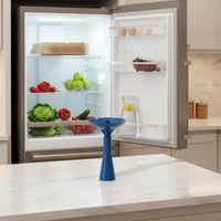 Pizza Box Stand Strong and Stable Fridge Pizza Holder Space-Saving Fridge Rack Easy to Clean Rotating Food Holder