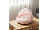 Breathable Princess Design Feline Bed Soft Semi Enclosed Pet Bed Lightweight Cradle Pet Nest Long-Lasting Construction for Indoor