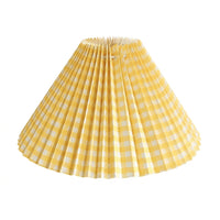 Pleated Lamp Shade Conical Pleated Lampshade Tapered Lamp Shade Soft Light Easy to Install for Bedroom
