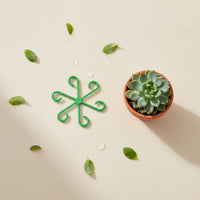 Promotes Vertical Growth Anti-Lodging Plant Bracket Reusable Stem Gathering Holder Thickened Design Plant Stem Support Loop Rust-Resistant for Hydroponics, Potted Plants