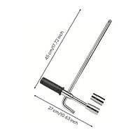 Universal Fit Sockets Car Tire Removal Kit Heavy Duty Construction 4-Way Cross Wrench High Leverage Design for Roadside Repair