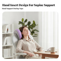 Thick Padded Chair Headrest Pillow Contoured Head Cushion Ergonomic Workspace Accessory Breathable