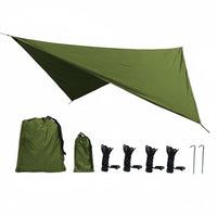 Waterproof Shelter Tarp Multipurpose Portable Canopy Easy Setup Ultralight Canopy for Hikers