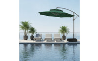 Cantilever Patio Umbrella Large Shade Area Offset Patio Umbrella Stable for Yard, Balcony, Commercial Seating Areas