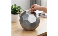 Soccer Ball Saving Box Decorative Soccer Piggy Bank Geometric Saving Box with Deposit Opening for Kids, Boys, Shelf, Bedroom