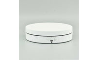 360 Degree Rotating Display Stand Stable Revolving Display Stand Low-Profile Motorized Turntable Compact for Online Sellers, Collectors, Livestreaming, Exhibitions