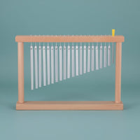 Single Row Bar Chimes Metal Wind Chime with Wooden Frame Professional Bar Chime for Teachers, Home