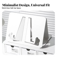 Portable Foldable Bookrest with sheet holders Multi-Functional Adjustable perusing Rest Eron the movenomic Book Stand Handshandshands-off for Professionals, Musicians, Study Room, Home Office, Bedroom, Library