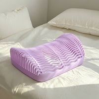 Contoured Air Pillow Breathable Neck Pillow Ventilated Support Cushion Ergonomic for Sleeping