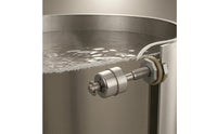 Wired Lead Stainless Steel Buoyant Switch Slim Threaded Buoyant Level Switch Silver Finish