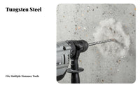 Hardened Steel Body 4-Cutter Concrete Drill Bit Heavy Duty Cross Head Hammer Drill Bit Optimized Flute Design for DIY Enthusiasts, Brickwork