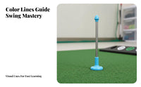 Adjustable Length Chipping Direction Indicator Portable Golf Alignment Rod Lightweight Golf Alignment Rod Long-Lasting for Golfers, Beginners, Professionals, Home Practice, Driving Range, Outdoor