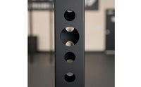 Space-Saving Multifunctional Wall Column Expandable Wall Mount Upright Rack Heavy Duty Steel Modular Fitness Rig