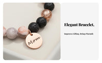 Fashion Jewelry Bracelet Lava Diffuser Tender Mom Reminder for Daily Wear