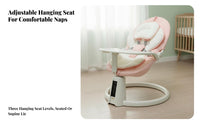 Electric Baby Swaying Cradle Builtbuilt-in Melodies Automatic Swaying Cradle Bed Adjustable Speed Infant Swaying Cradle for Newborns, Infants