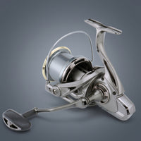 Long-Distance Casting Metal Rotating Reel Ultra Smooth Rotating Reel Powerful Fishing Gear High-Capacity for Anglers