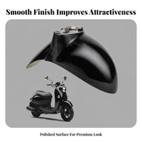 Electric Scooter Front Mudguard ABS Plastic Electric Scooter Front Mudguard Mud Guard Baked-on Paint Finish Vehicle Accessory